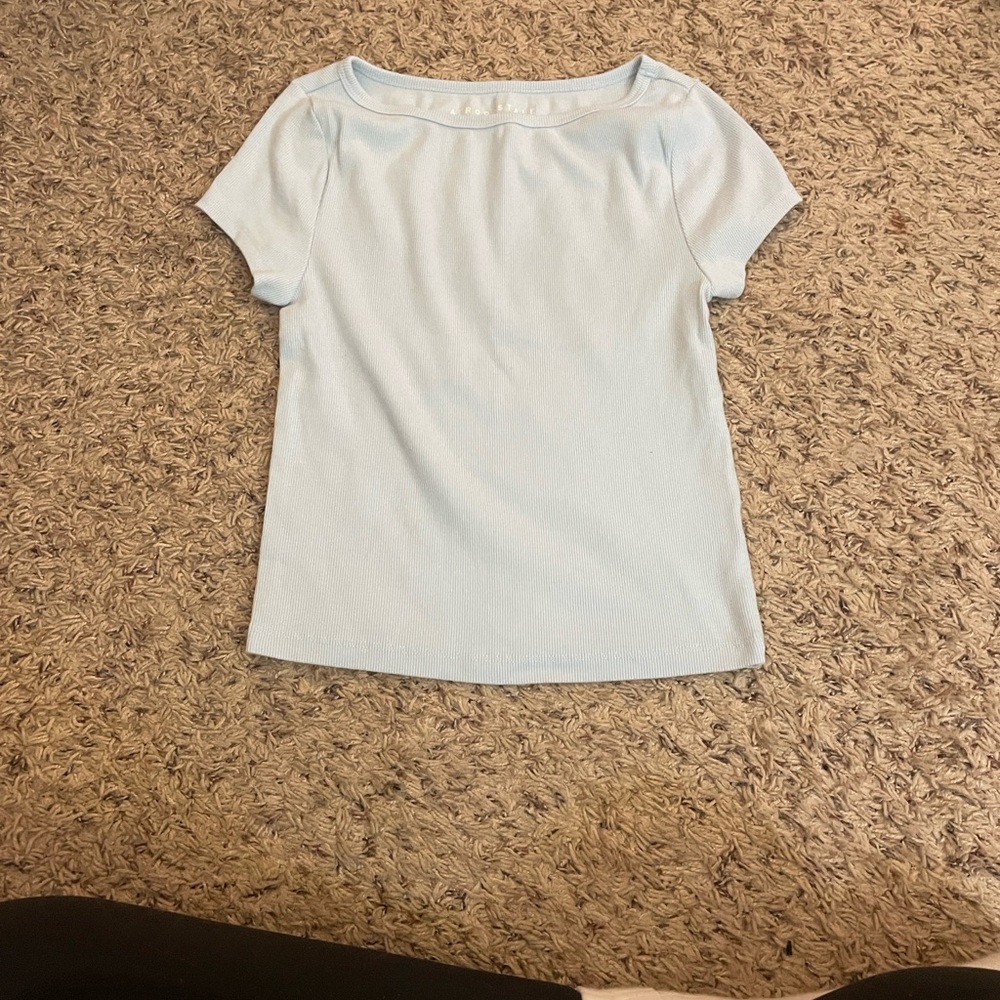 Aeropostale Light Blue Short Sleeve Tee
